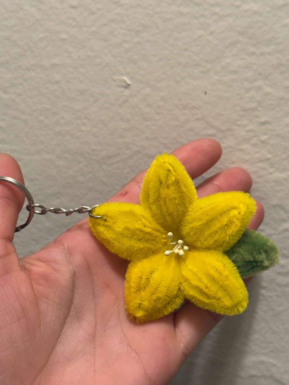 Yellow Flower Keychain - Women Accessories